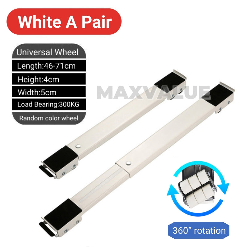 Washing Machine Base With 360° Wheels Fridge Roller Base Washing Machine Rack Refrigerator Stand Movable