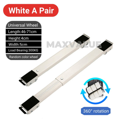 Washing Machine Base With 360° Wheels Fridge Roller Base Washing Machine Rack Refrigerator Stand Movable