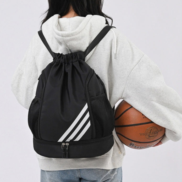 Basketball Backpack Gym Sports Travel Luggage Bag Oxford Waterproof With Independent Shoe Warehouse