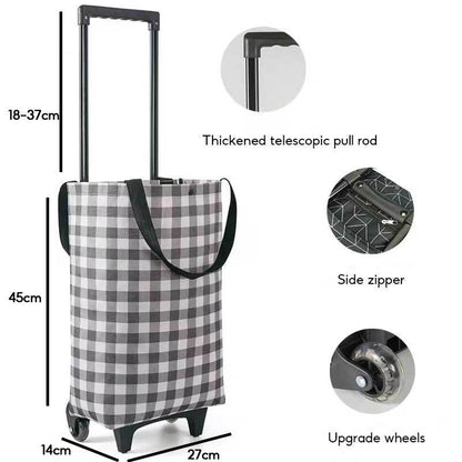 Retractable folding grocery Personal shopping cart shopping trolley/Trollies market trolley
